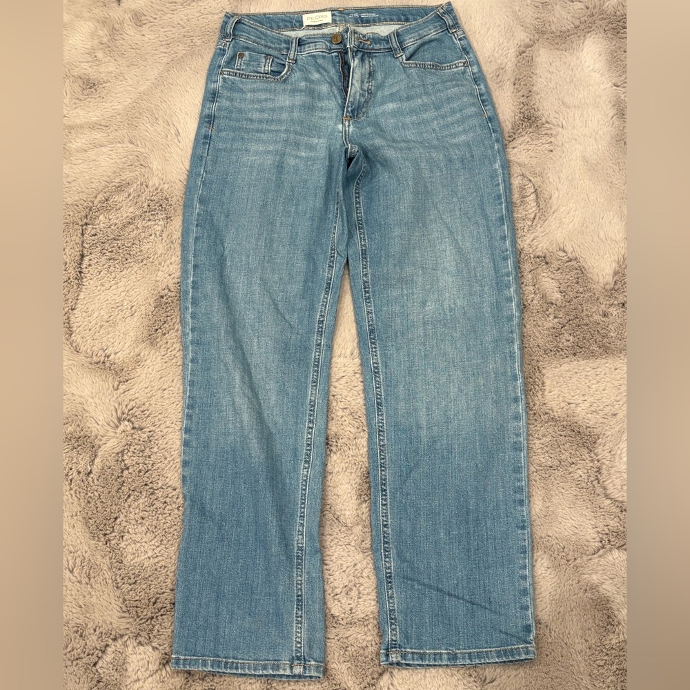 Pilcro Light Blue Straight-Leg Jeans